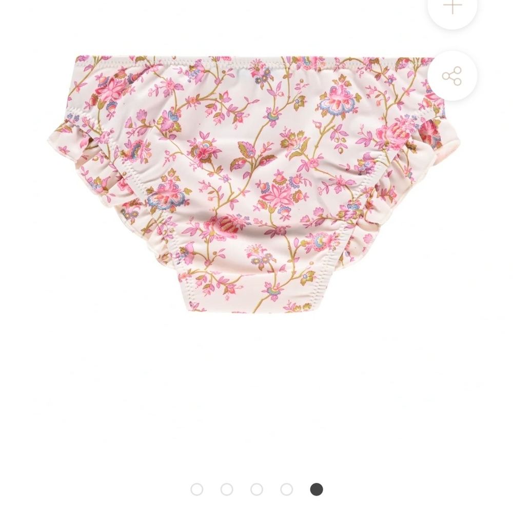 New Floral Ruffle Kids Rashguard - Picture 4 of 7
